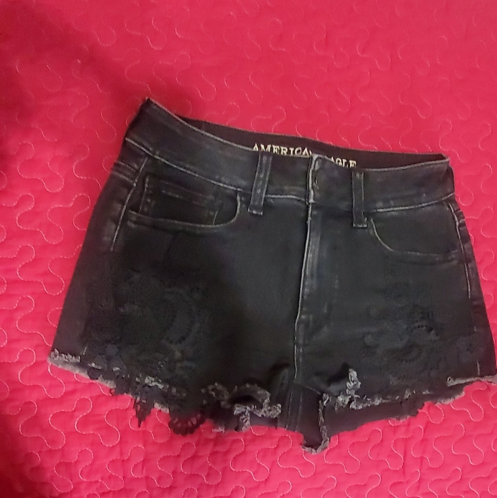 American eagle Black shorts